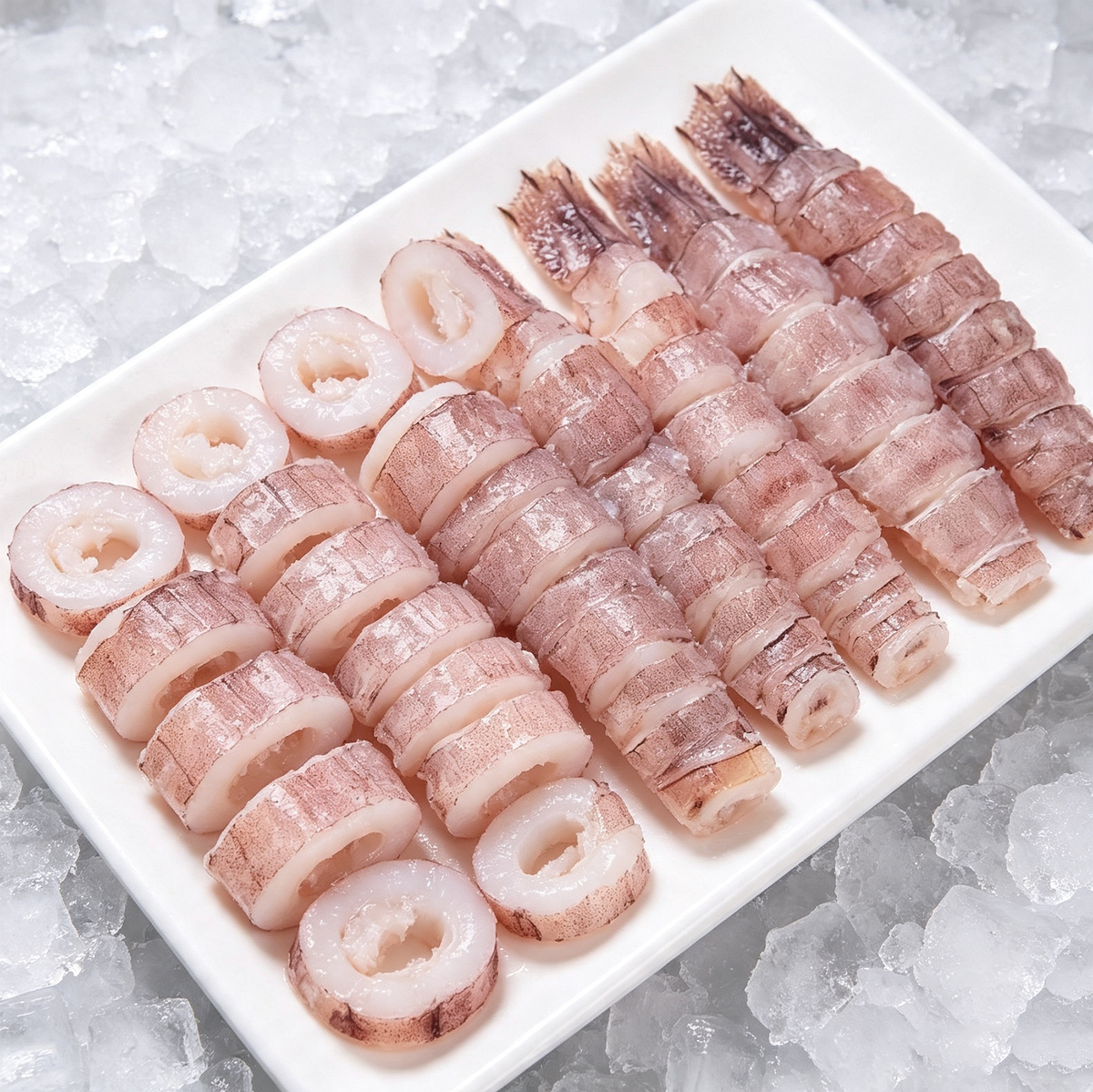 Fresh-cut Frozen Squid Rings